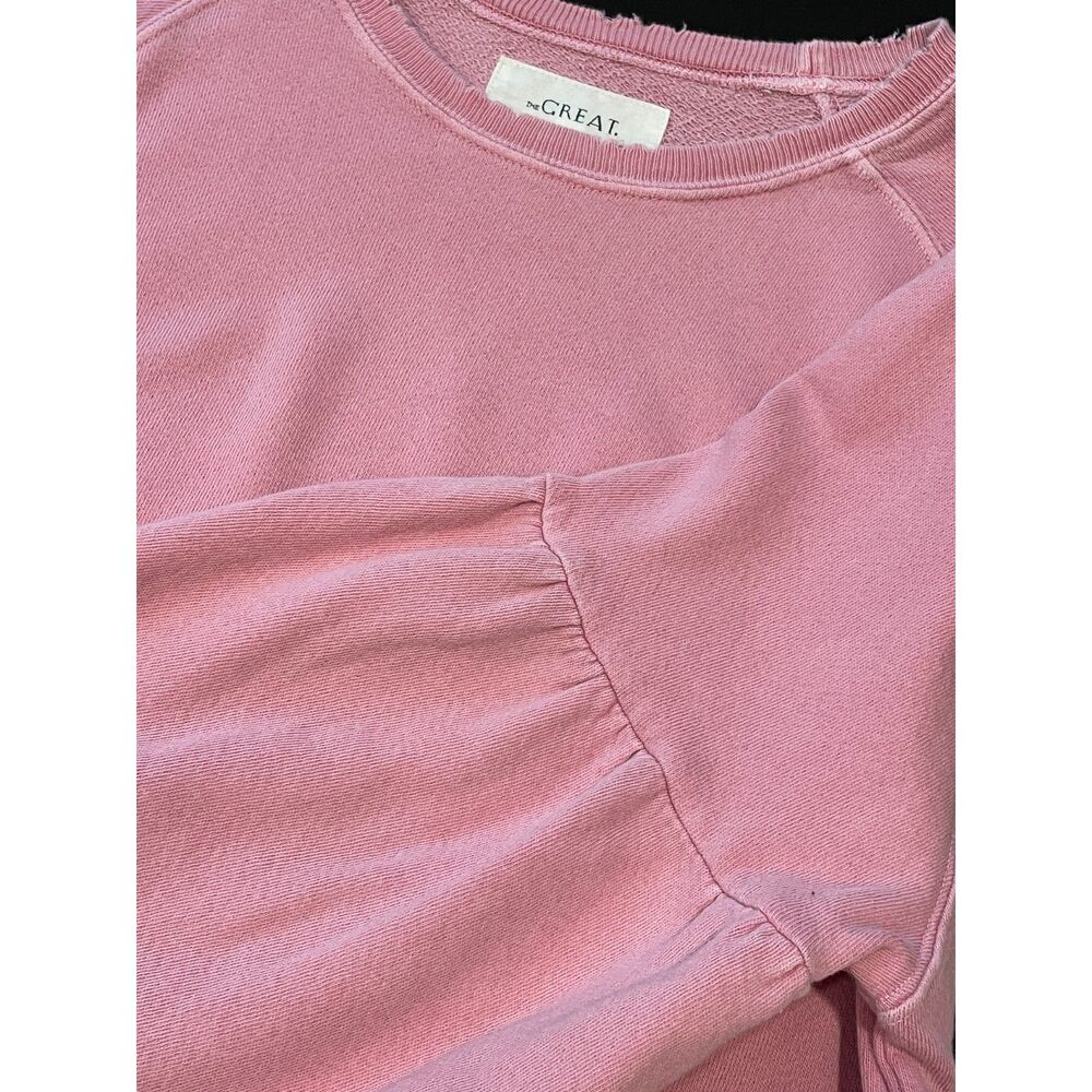 ~ The GREAT Med Sweatshirt* Pink, Balloon Long Sleeves Crew Neck Orig $175! - Picture 12 of 16